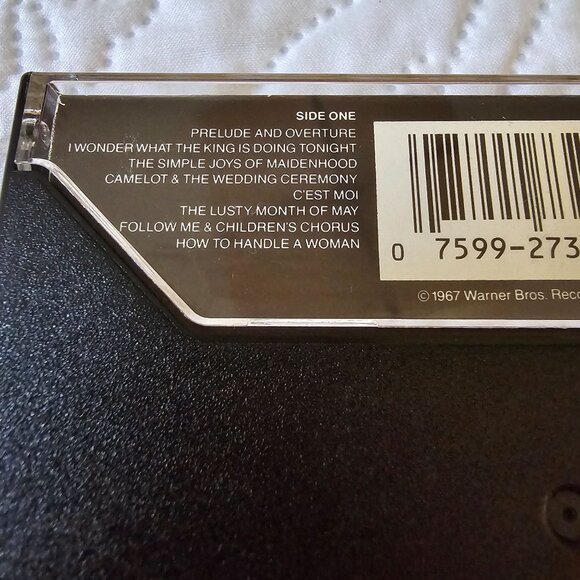 Camelot Soundtrack Cassette Tape 1967 With Original Case & Tracklist Insert - Picture 3 of 8